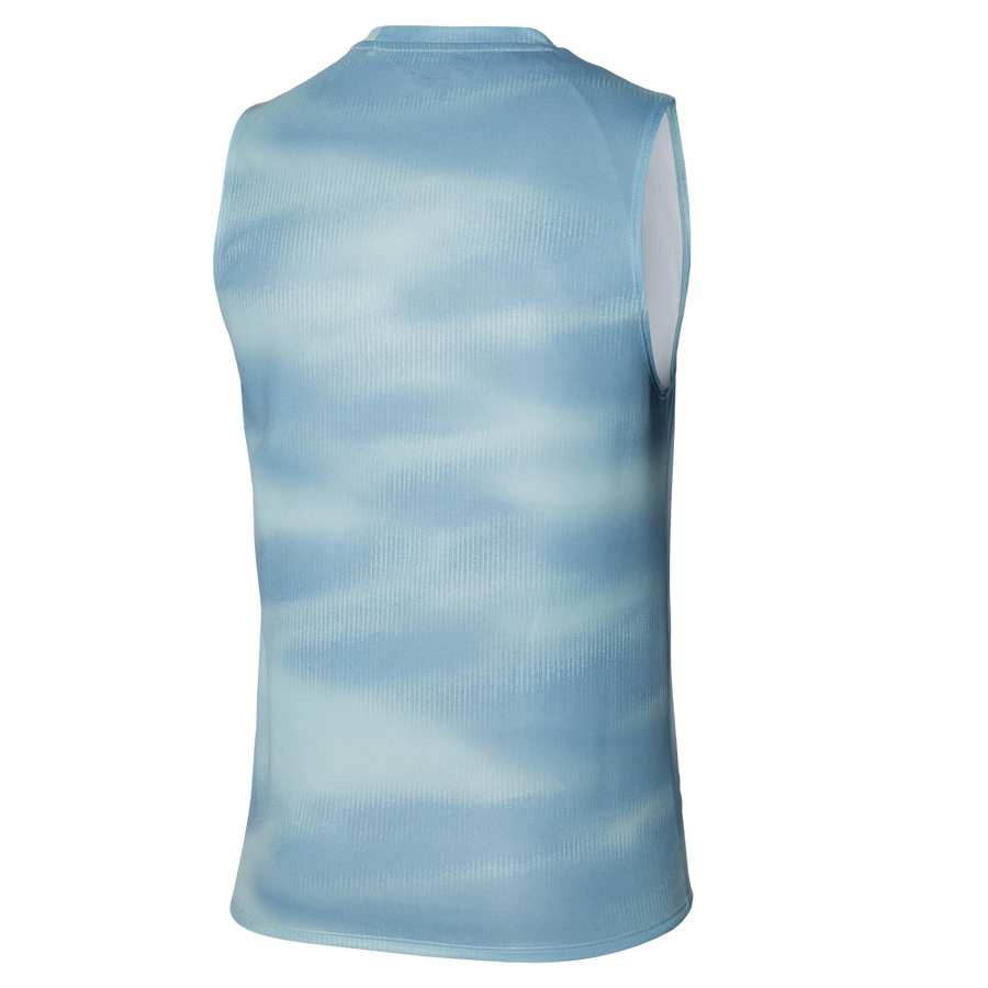 Mizuno CORE GRAPHIC SLEEVELESS Cloud blue